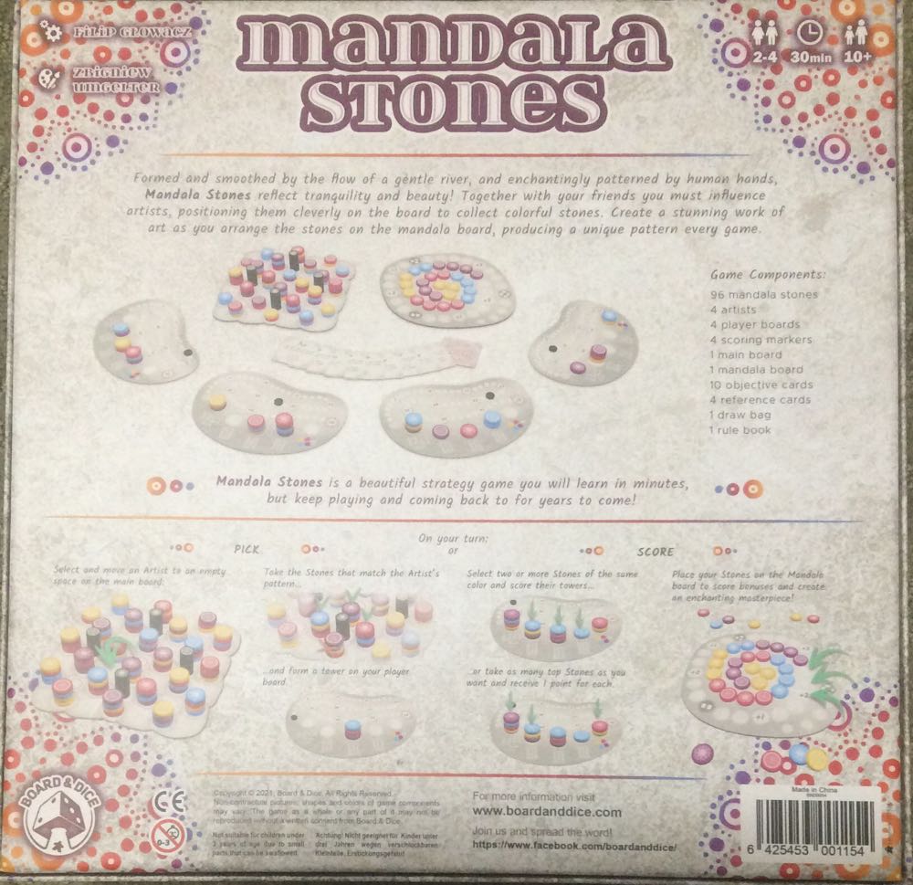 Mandala Stones  (2-4) board game collectible [Barcode 6425453001154] - Main Image 2