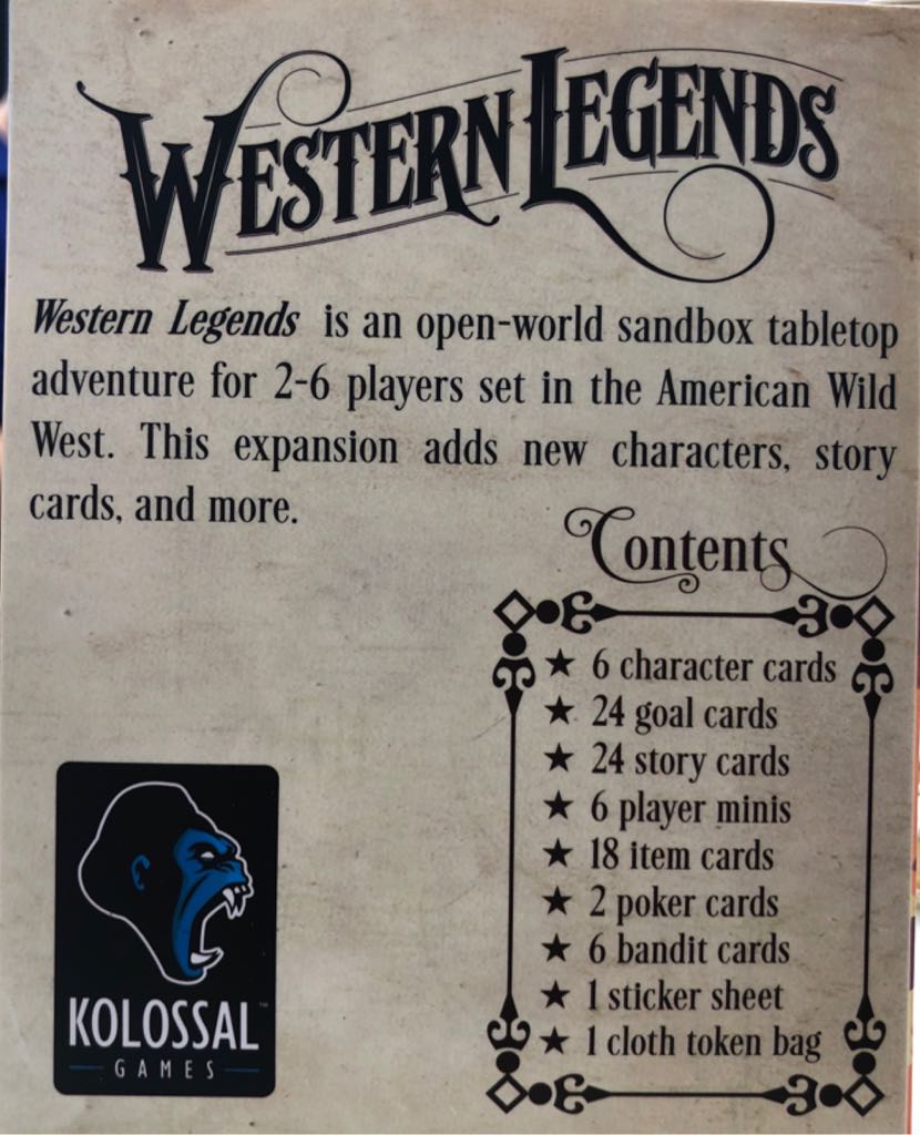 Fistful of Extras  (2-6) board game collectible [Barcode 843495100035] - Main Image 2