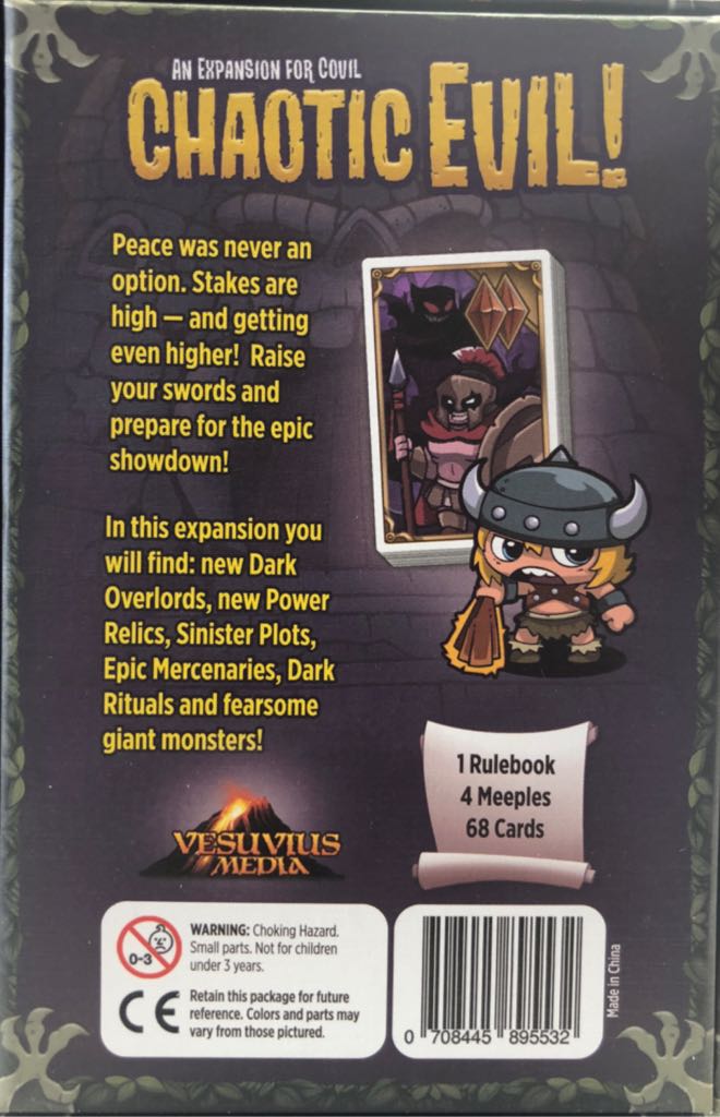 Covil: Chaotic Evil  board game collectible [Barcode 708445895532] - Main Image 2