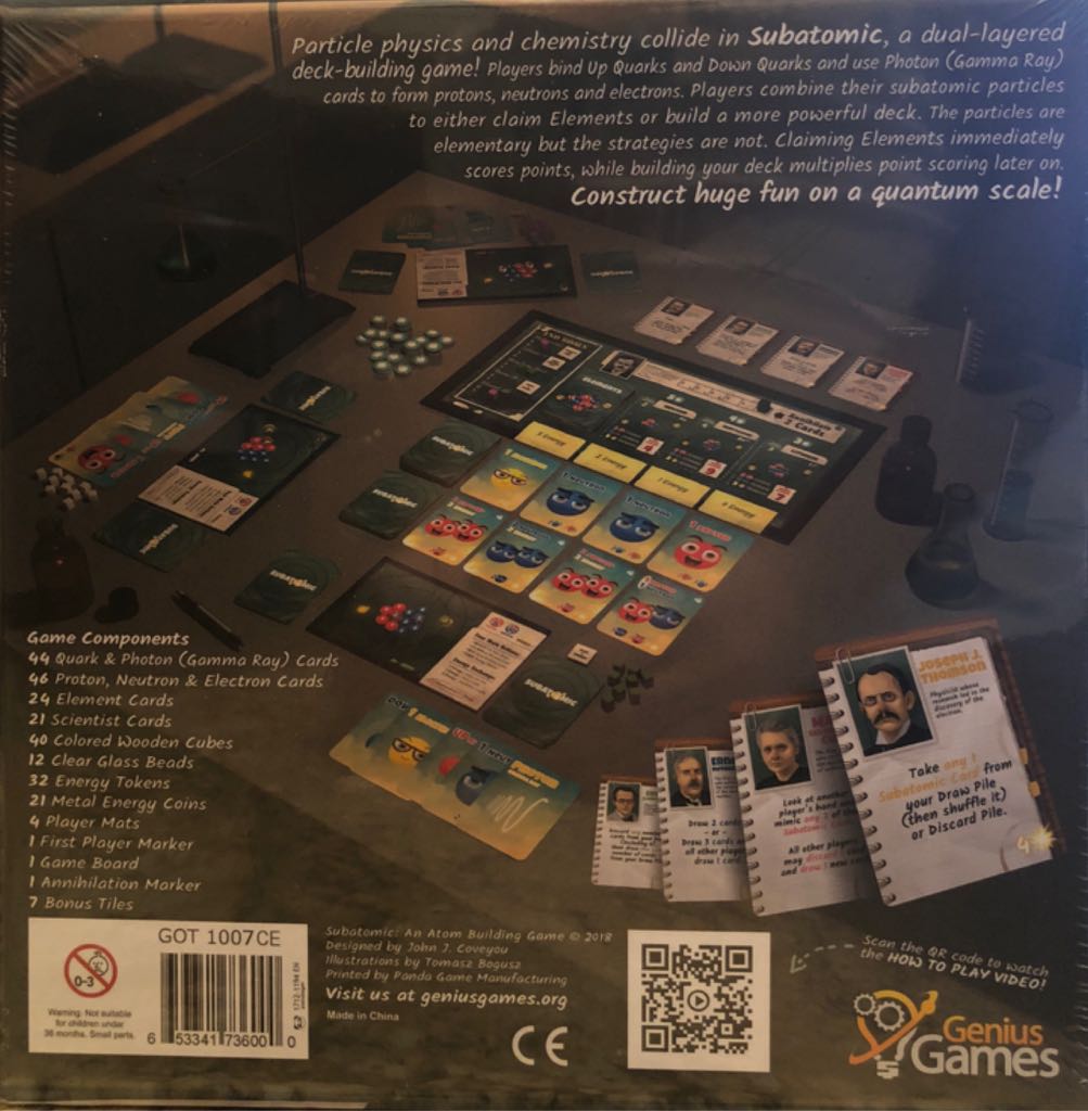 Subatomic: Collectors Edition  (2-4) board game collectible [Barcode 653341736000] - Main Image 2