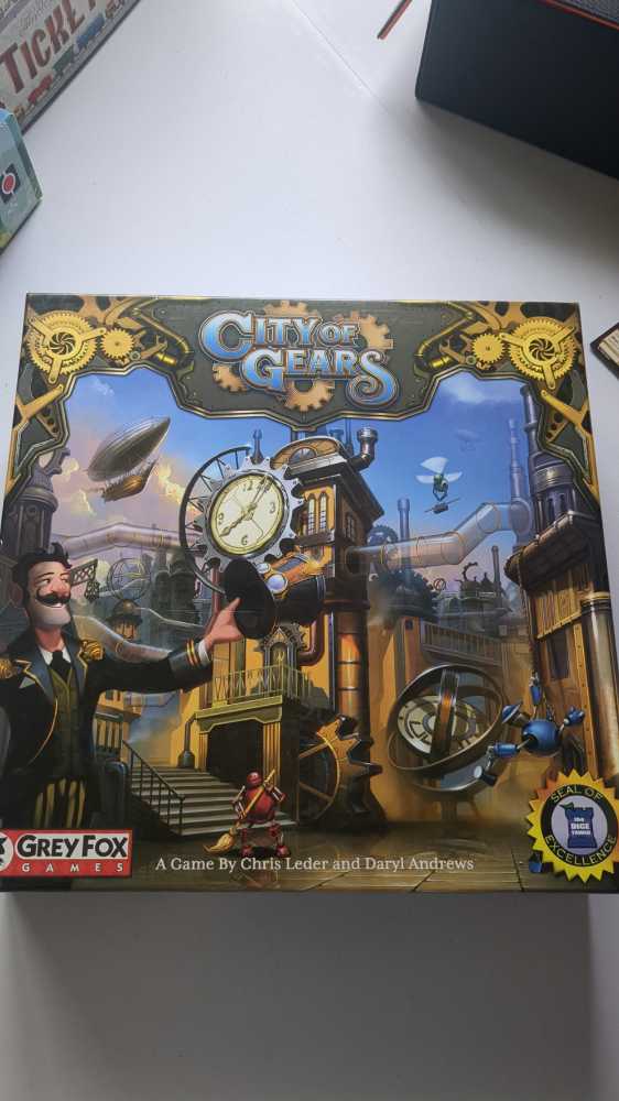 City of Gears  (2-4) board game collectible [Barcode 616909967179] - Main Image 3