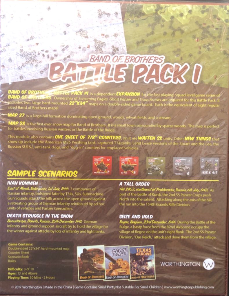 Band of Brothers: Battle Pack 1  (2) board game collectible - Main Image 2