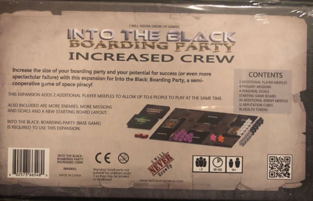 Into The Black: Boarding Party - Increased Crew  (1-6) board game collectible [Barcode 602573665480] - Main Image 2