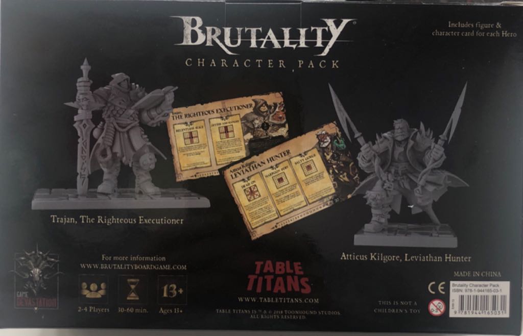 Brutality: Trajan & Atticus  board game collectible [Barcode 9781944165031] - Main Image 2