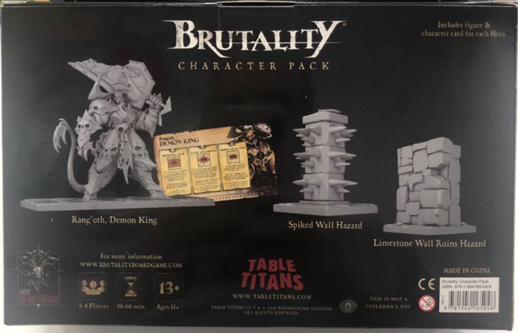 Brutality: Rang’oth & Walls  board game collectible [Barcode 9781944165048] - Main Image 2