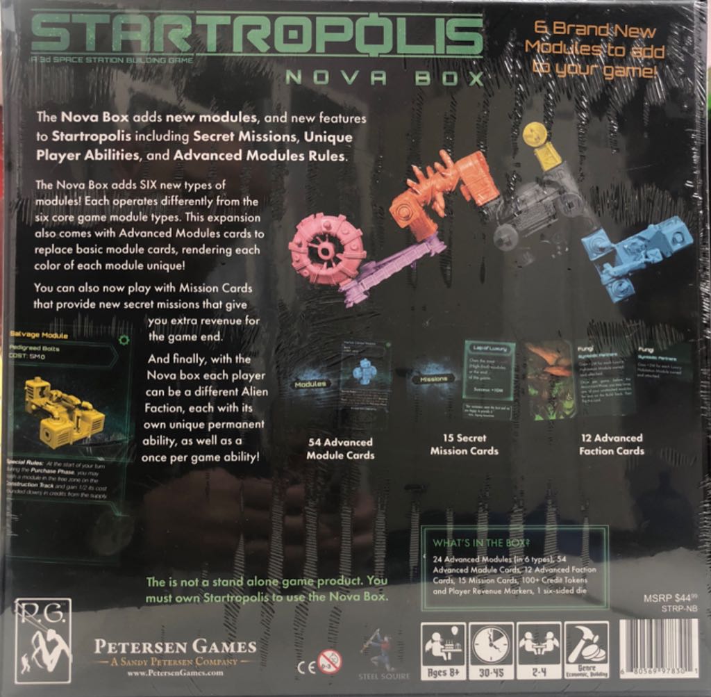 Startropolis: Nova Box  (2-4) board game collectible [Barcode 680569978301] - Main Image 2