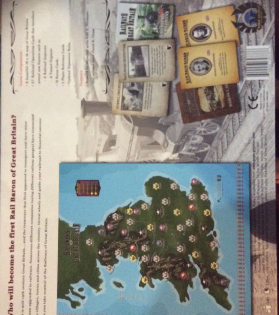 Railways Of Great Britain  (2-5) board game collectible [Barcode 609456647786] - Main Image 2
