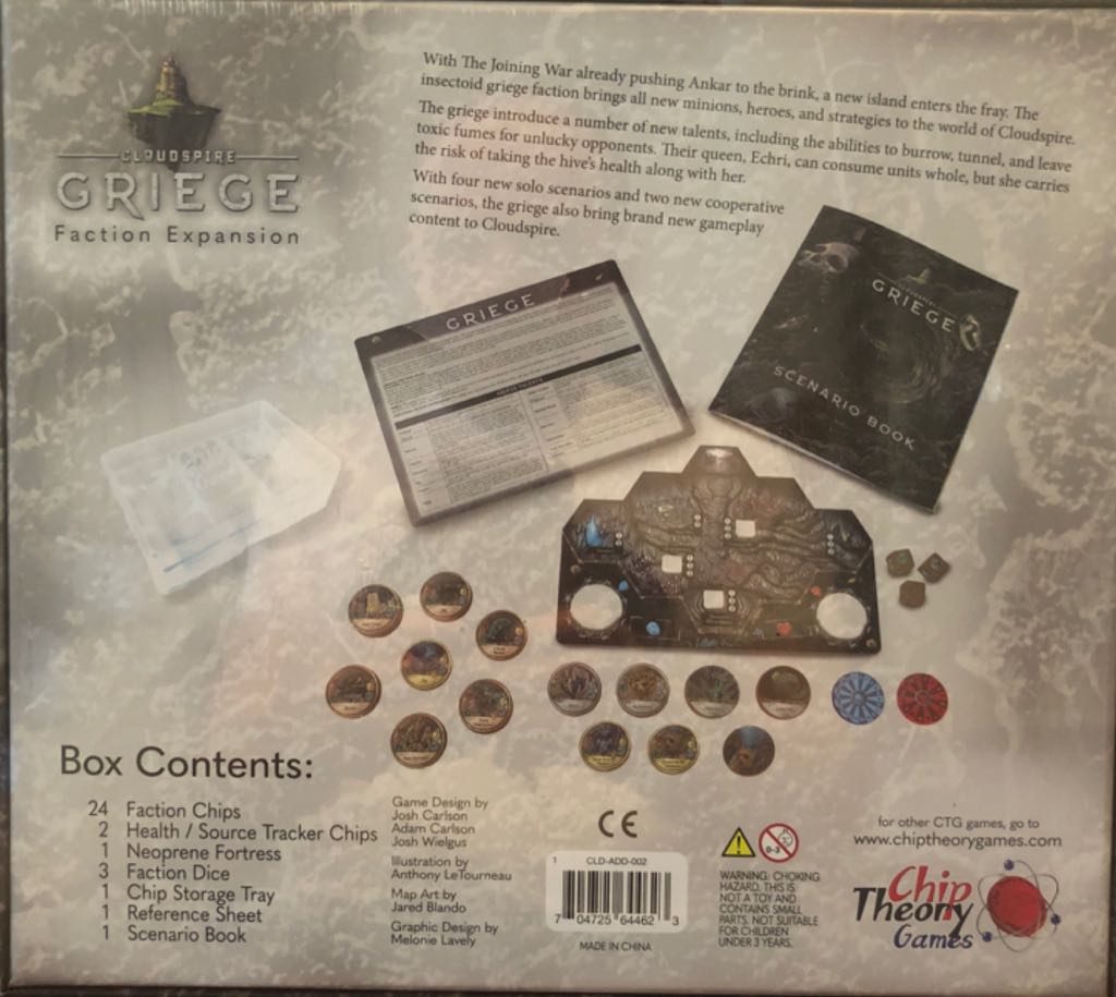 Cloudspire: Griege Faction Expansion  (1-4) board game collectible [Barcode 704725644623] - Main Image 2
