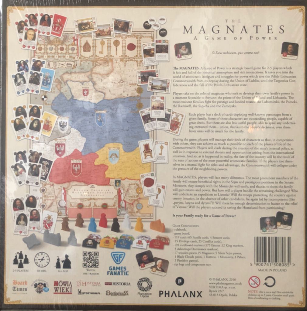 Magnates, The  (2-5) board game collectible [Barcode 5900741508085] - Main Image 2