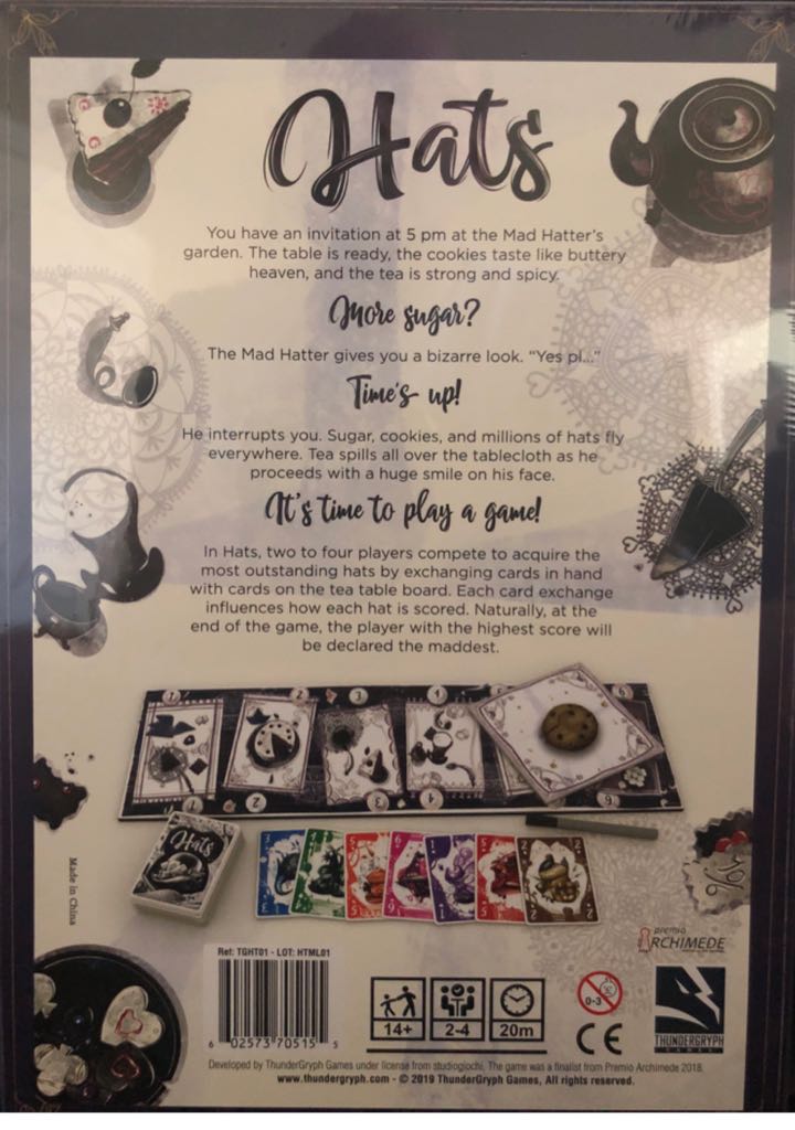 Hats  (2-4) board game collectible [Barcode 602573705155] - Main Image 2