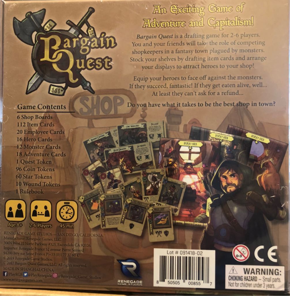 Bargain Quest  (6) board game collectible - Main Image 2