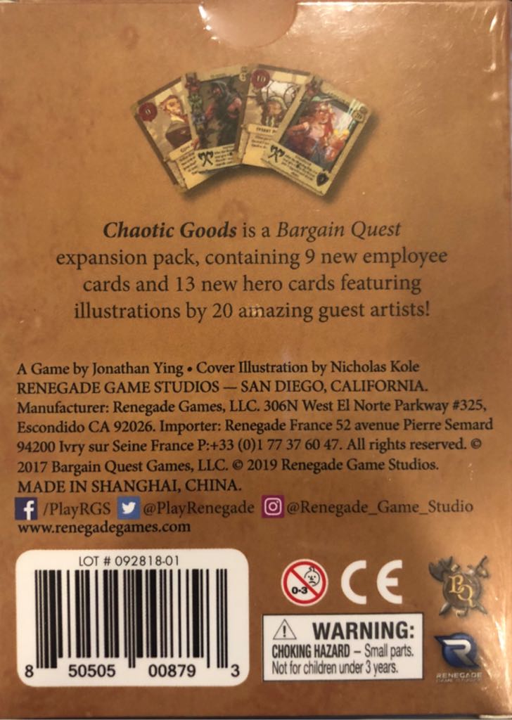 Bargain Quest: Chaotic Goods  board game collectible [Barcode 850505008793] - Main Image 2