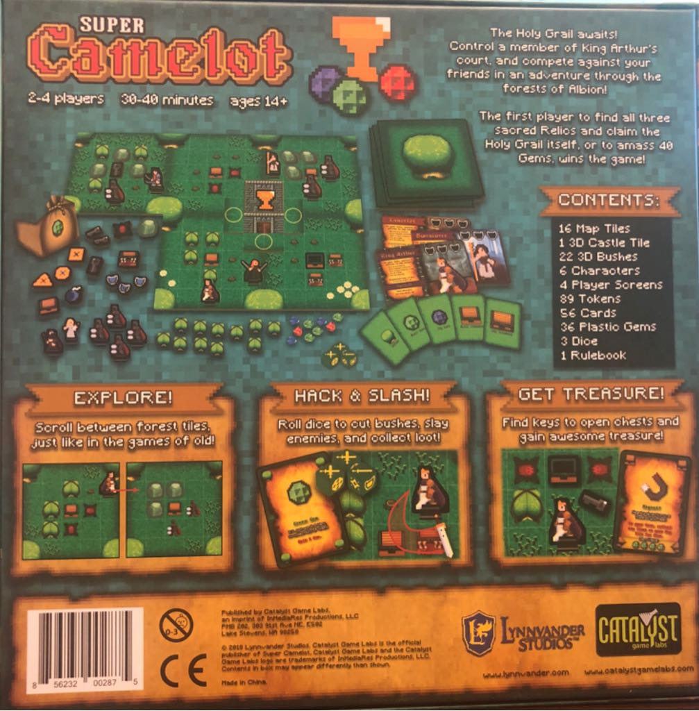 Super Camelot  (2-4) board game collectible [Barcode 856232002875] - Main Image 2