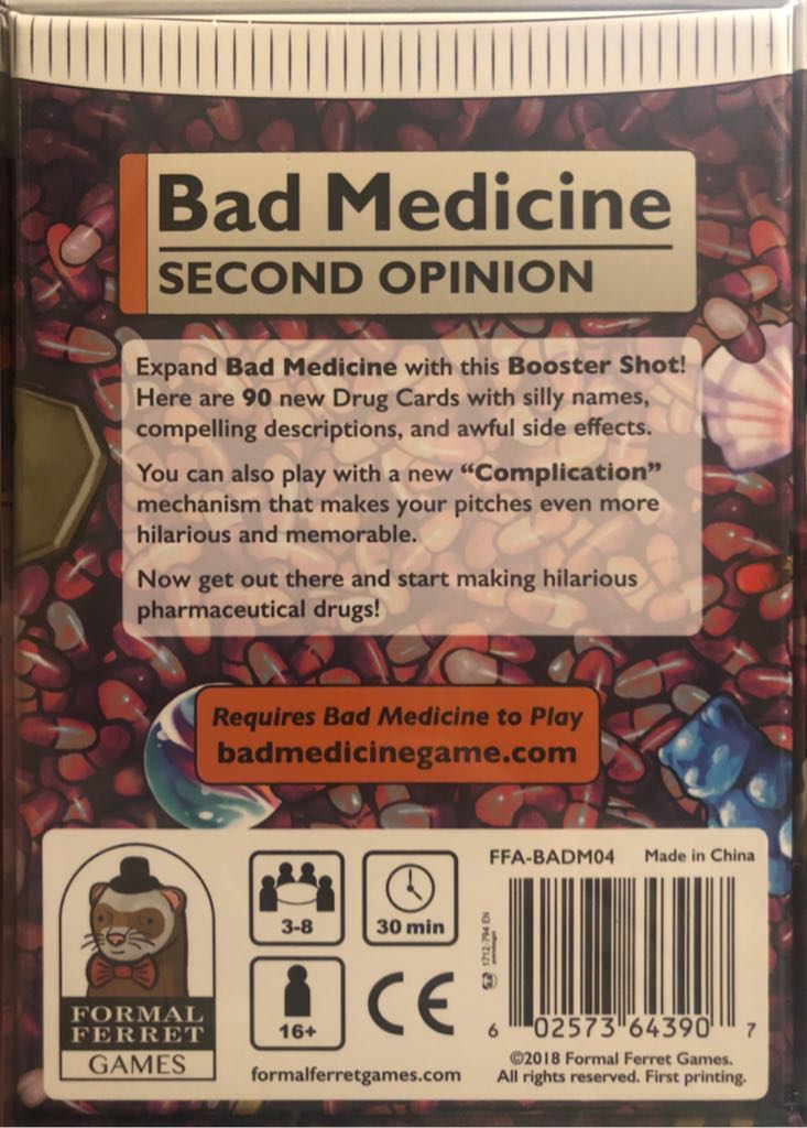Bad Medicine: Second Opinion  (3-8) board game collectible [Barcode 602573643907] - Main Image 2