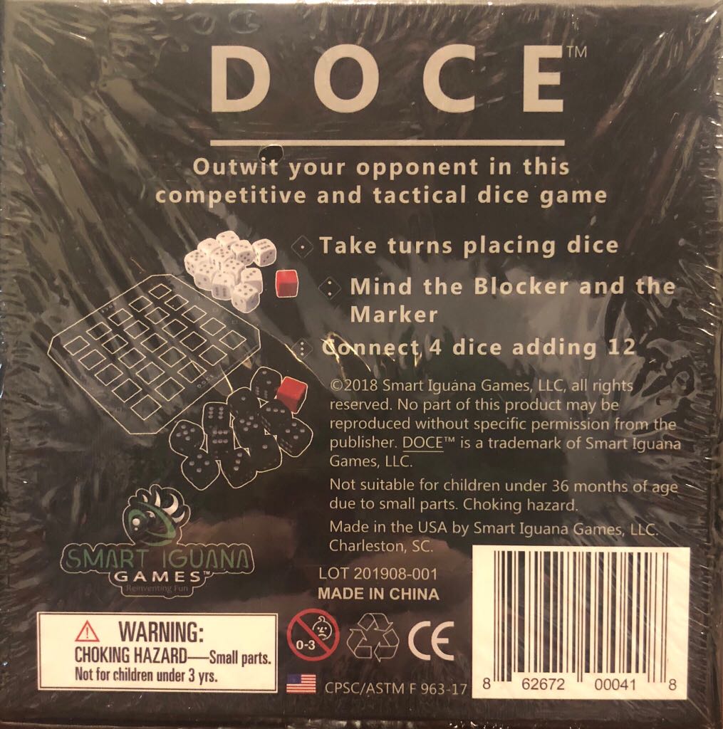 DOCE  (2) board game collectible [Barcode 862672000418] - Main Image 2