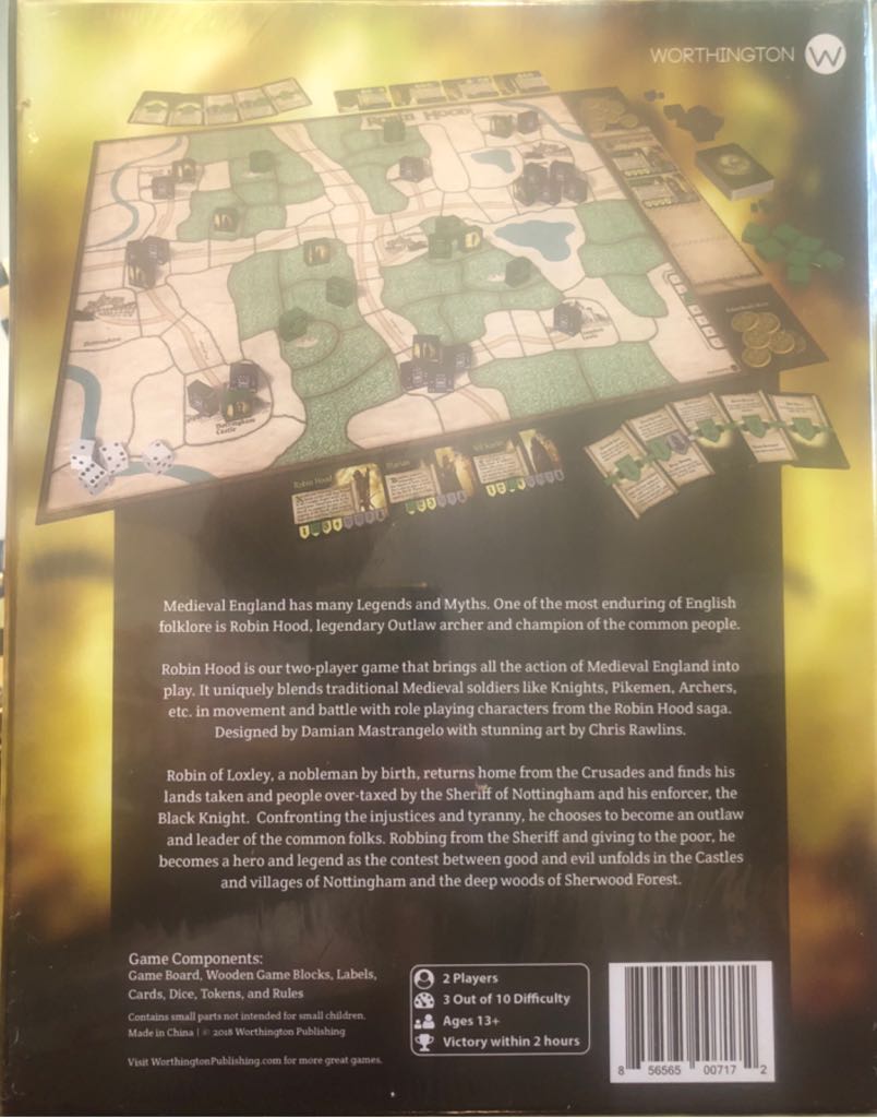 Robin Hood  (2) board game collectible [Barcode 856565007172] - Main Image 2
