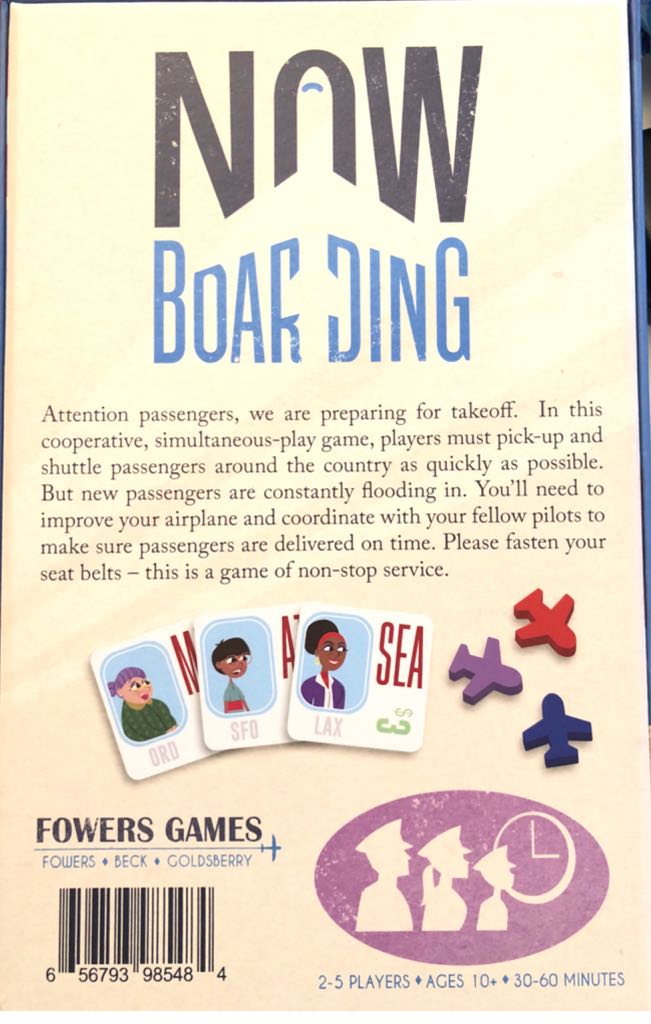 Now Boarding  (2-5) board game collectible [Barcode 656793985484] - Main Image 2