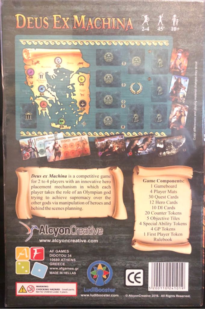 Dues Ex Machina  (2-4) board game collectible [Barcode 5200110241019] - Main Image 2