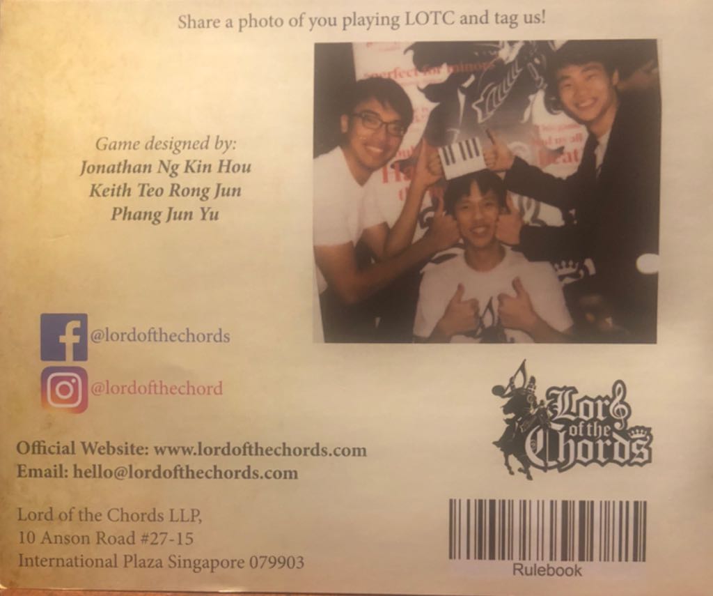 Lord of the Chords  (2-4) board game collectible - Main Image 2