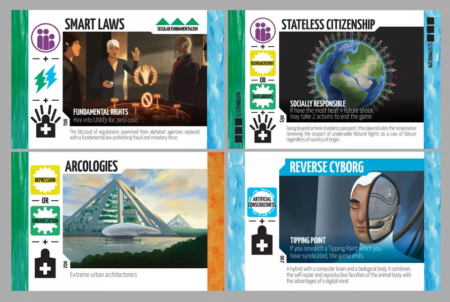 Pax Transhumanity  (1-4) board game collectible [Barcode 6533410407632] - Main Image 4