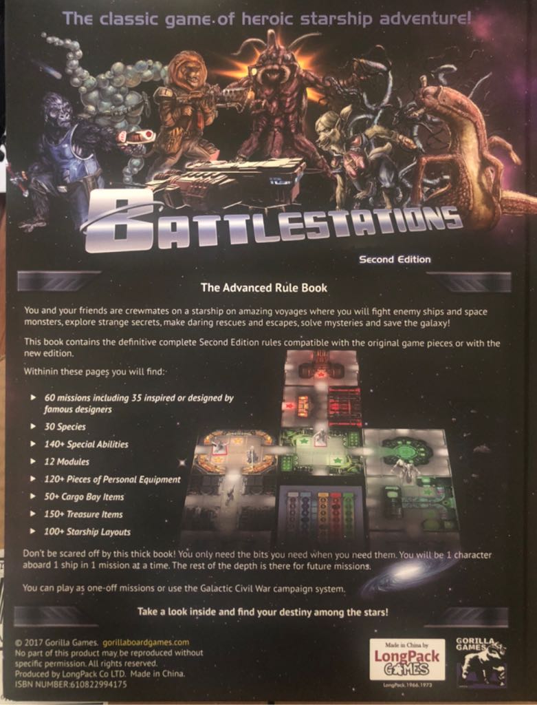Battlestations: Advanced Rule Book  board game collectible - Main Image 2