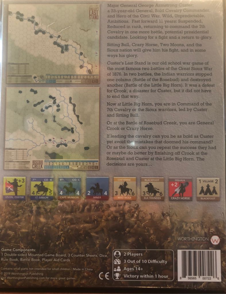 Custer’s Last Stand  (2) board game collectible [Barcode 856565007226] - Main Image 2