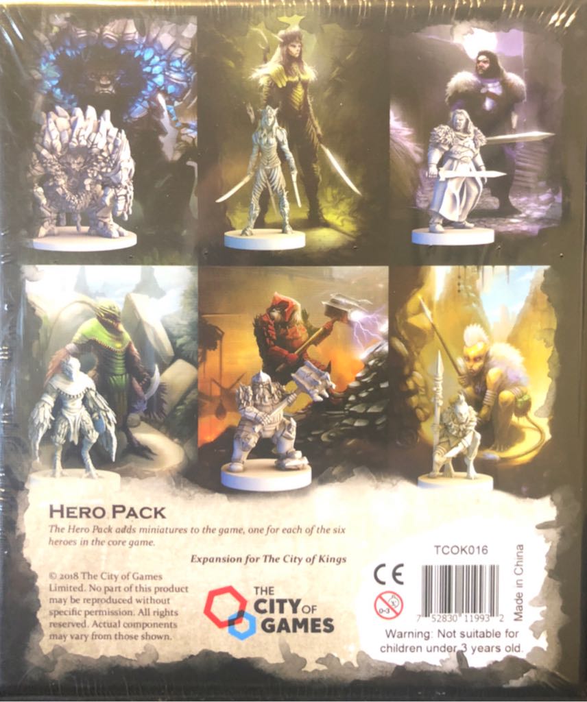City of Kings: Hero Pack  board game collectible [Barcode 752830119932] - Main Image 2