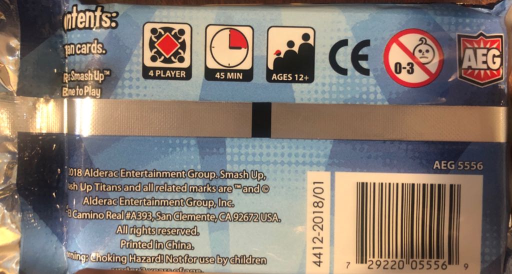 Smash Up: Titans  (2-4) board game collectible [Barcode 729220055569] - Main Image 2