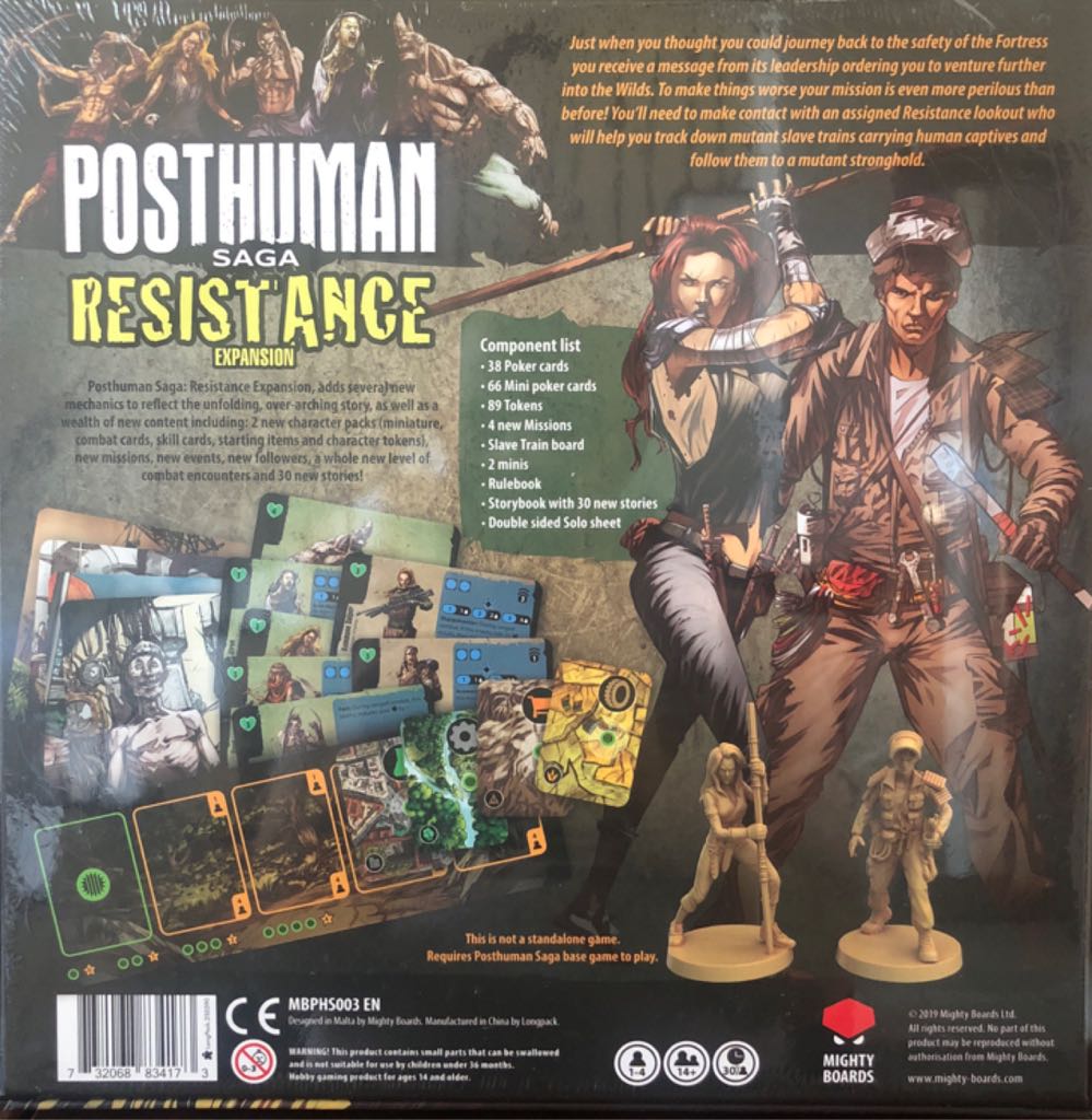 Posthuman Saga: Resistance  board game collectible [Barcode 732068834173] - Main Image 2
