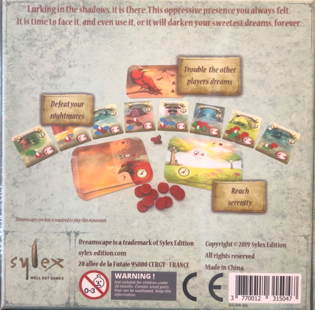 Dreamscape: The Red Raven  board game collectible [Barcode 3770012315047] - Main Image 2