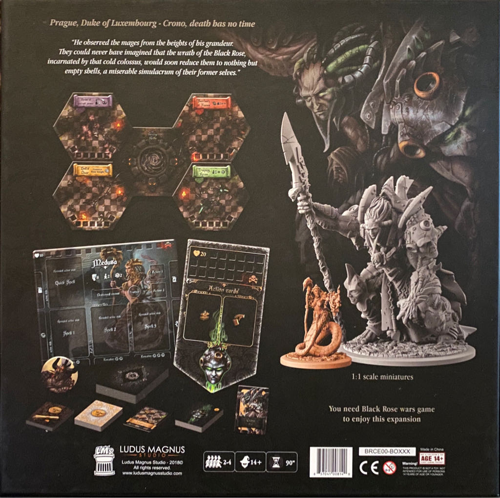 Black Rose Wars: Crono Expansion  (2-4) board game collectible [Barcode 857041008140] - Main Image 2