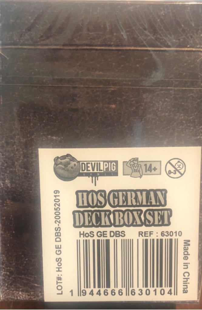 Heroes of Stalingrad: German Deck Box  (2) board game collectible [Barcode 1944666630104] - Main Image 2