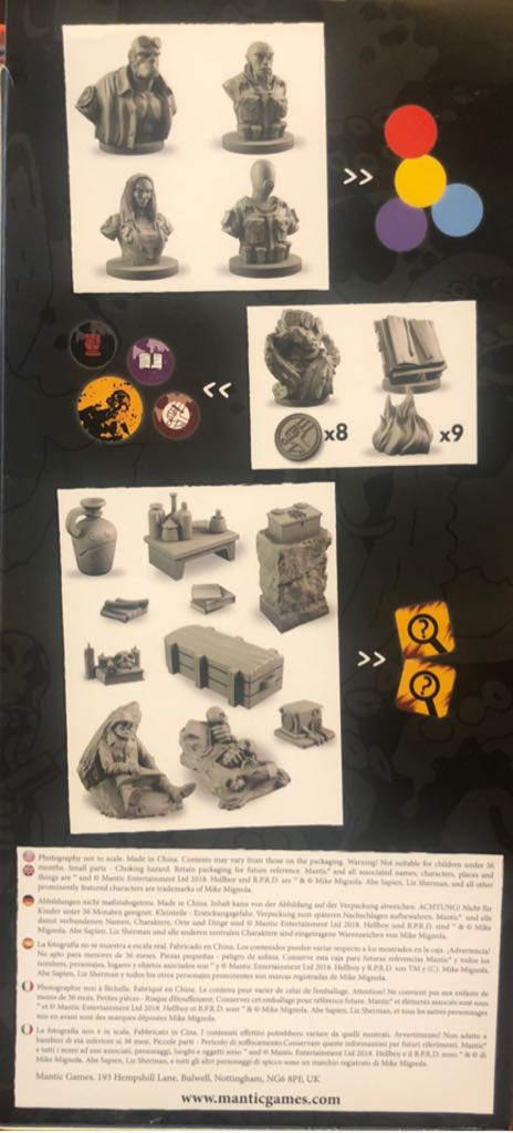 Hellboy: Counter Upgrade Set  board game collectible [Barcode 5060469663791] - Main Image 2
