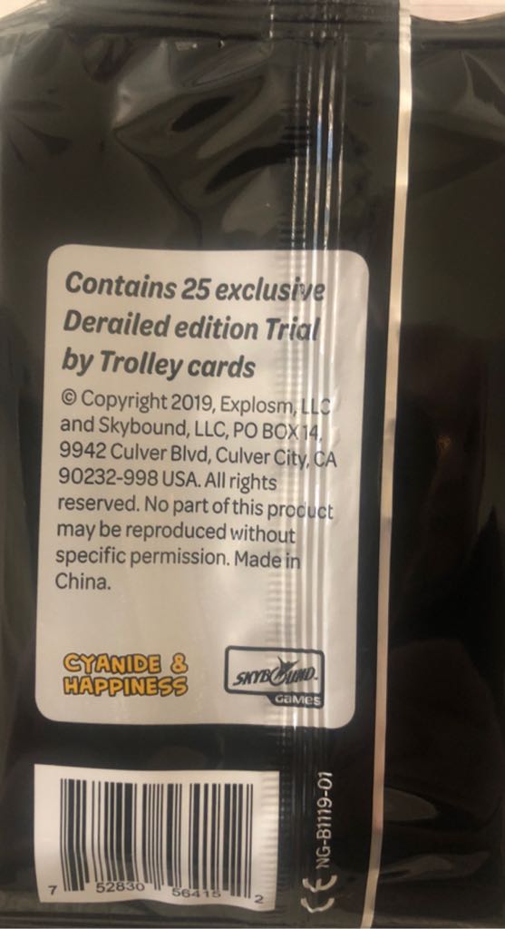 Trial By Trolley: Derailed Bonus Pack  board game collectible [Barcode 752830564152] - Main Image 2