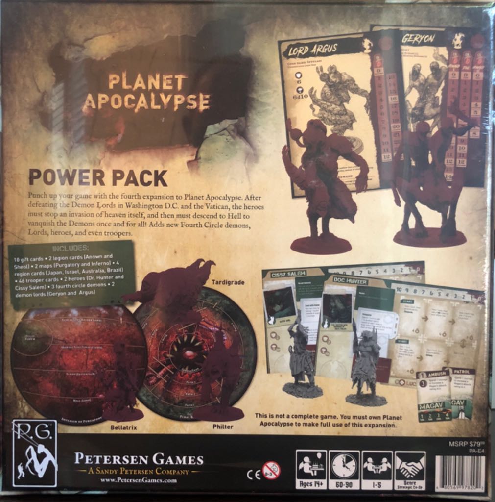 Planet Apocalypse: The Power Pack  board game collectible [Barcode 680569978202] - Main Image 2