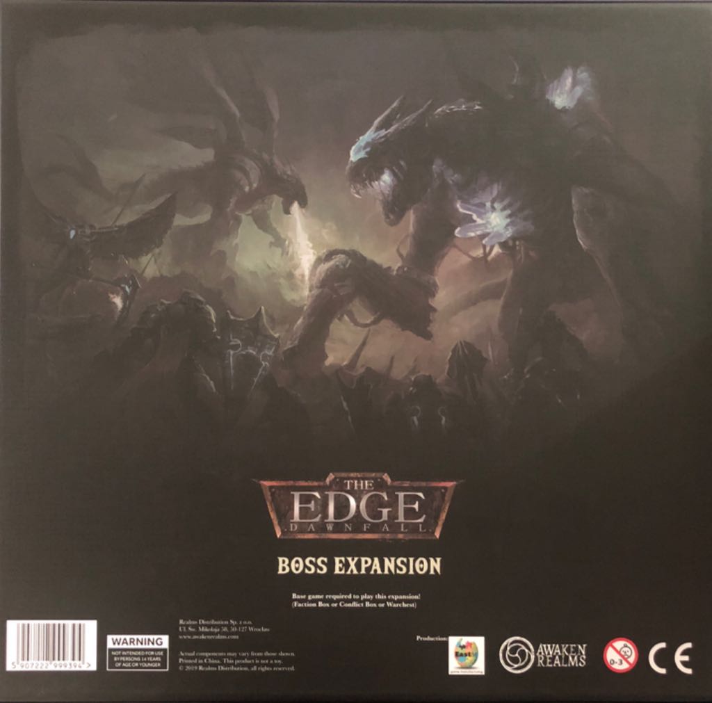 The Edge Downfall: Boss Expansion  board game collectible [Barcode 5907222999394] - Main Image 2