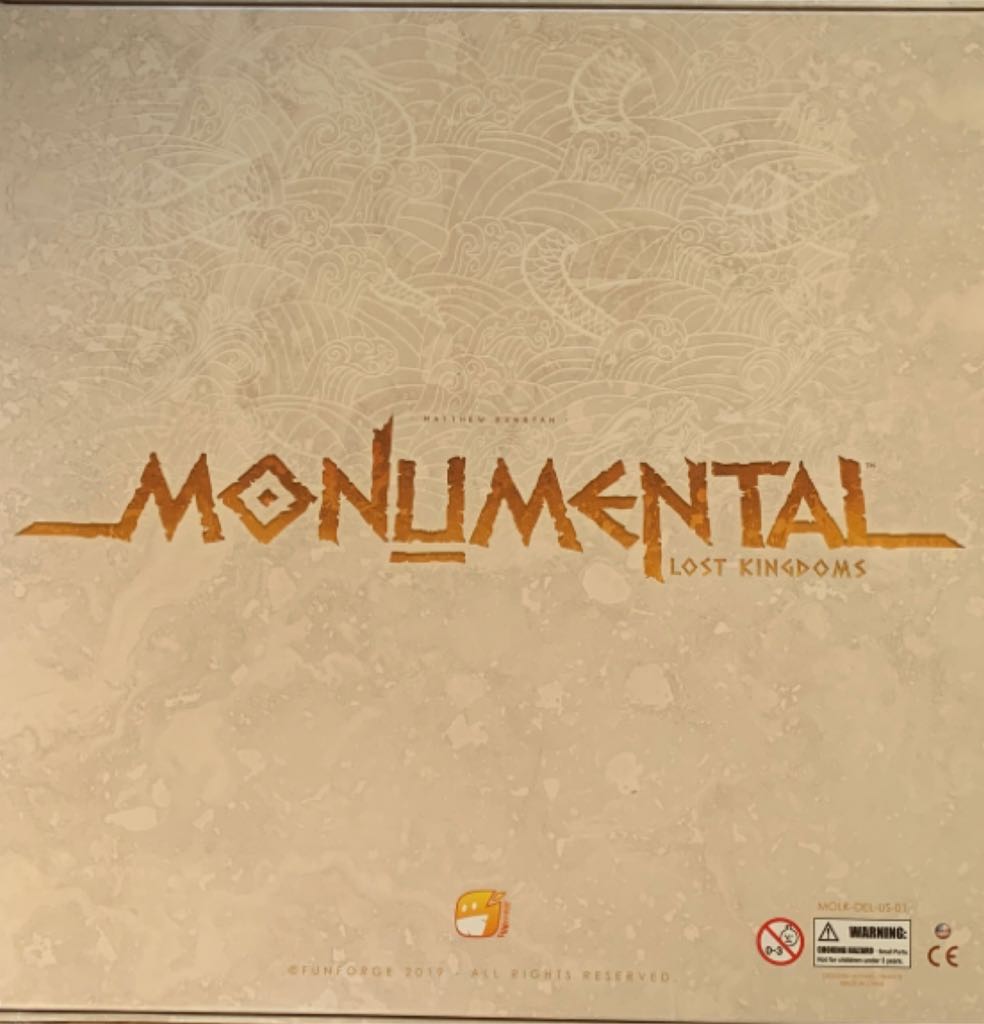 Monumental: Lost Kingdoms  (2-5) board game collectible - Main Image 2