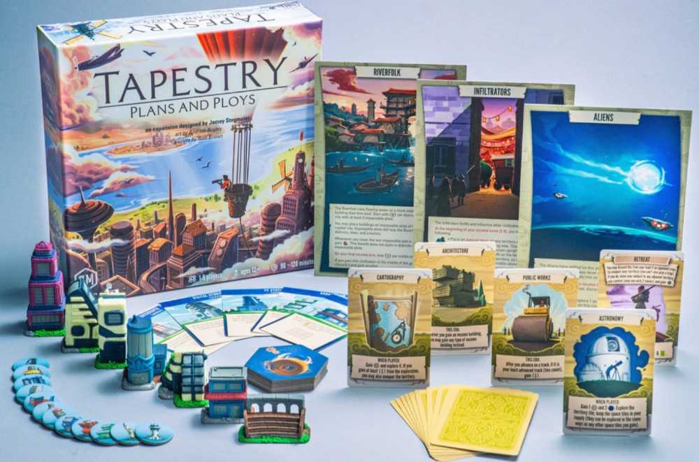 Tapestry: Plans and Ploys (Ext)  (1-5) board game collectible [Barcode 644216628025] - Main Image 3