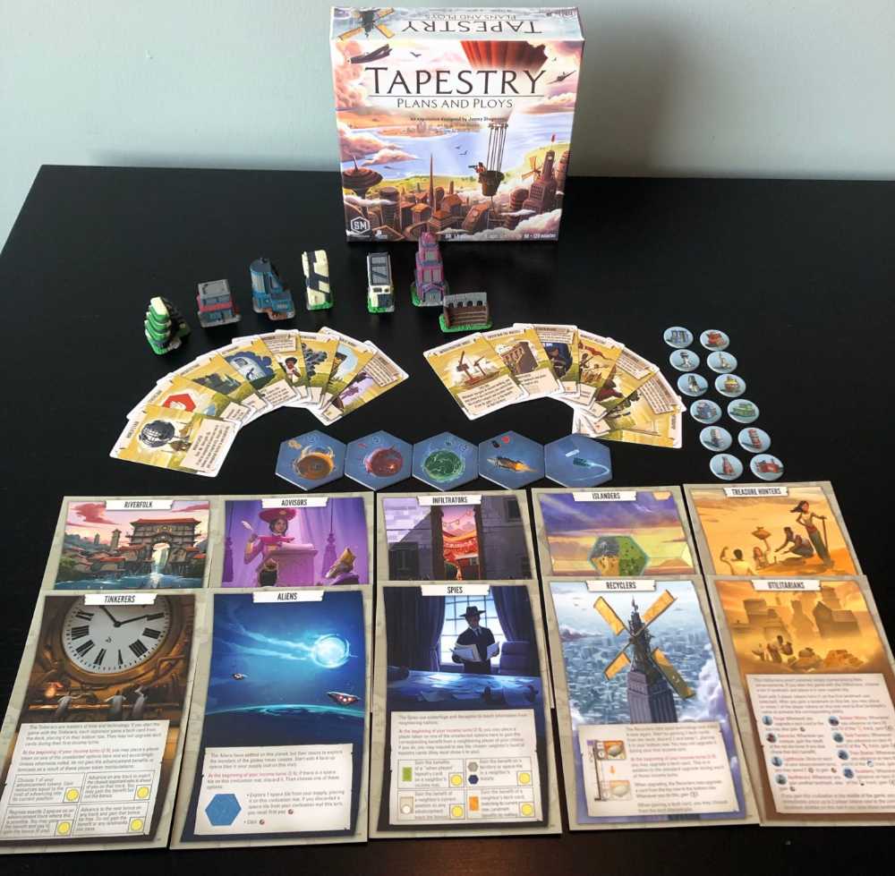 Tapestry: Plans and Ploys (Ext)  (1-5) board game collectible [Barcode 644216628025] - Main Image 4