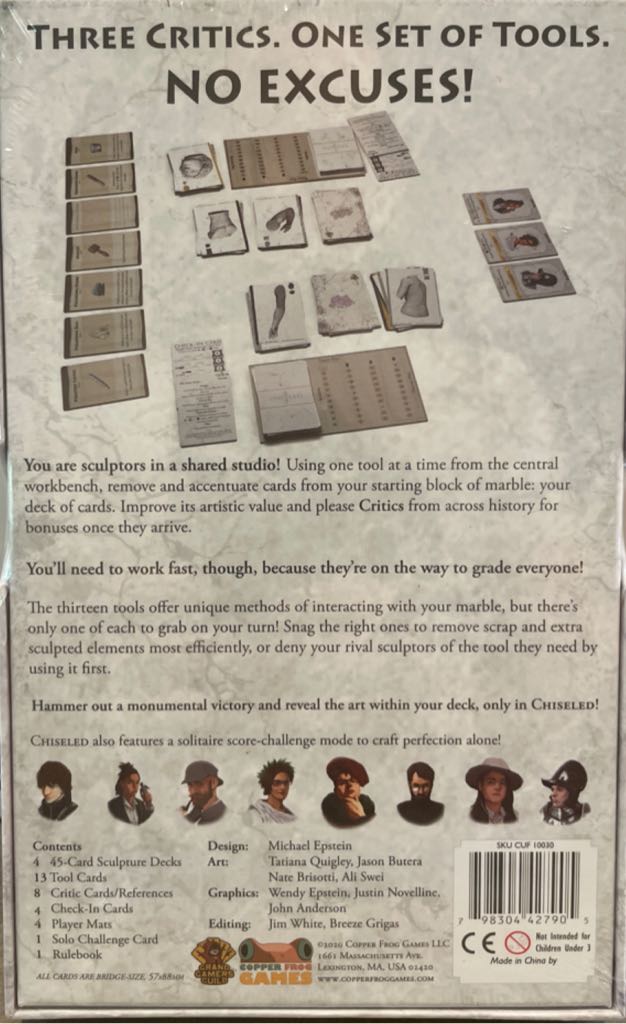 Chiseled  (1-4) board game collectible [Barcode 798304427905] - Main Image 2