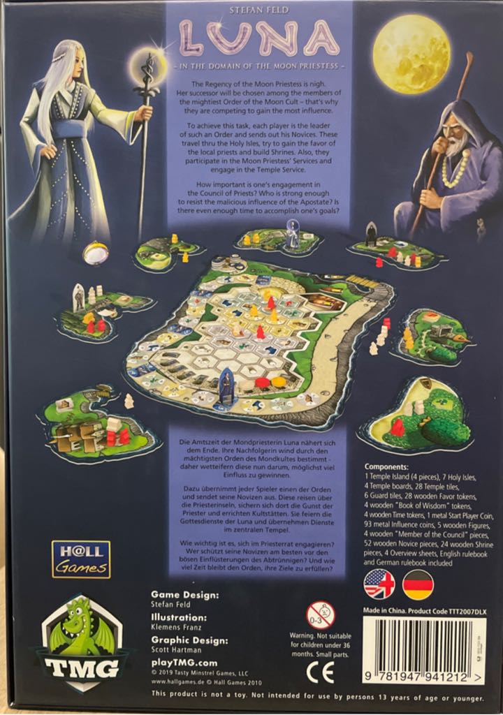 Luna  (1-4) board game collectible [Barcode 9781947941212] - Main Image 2