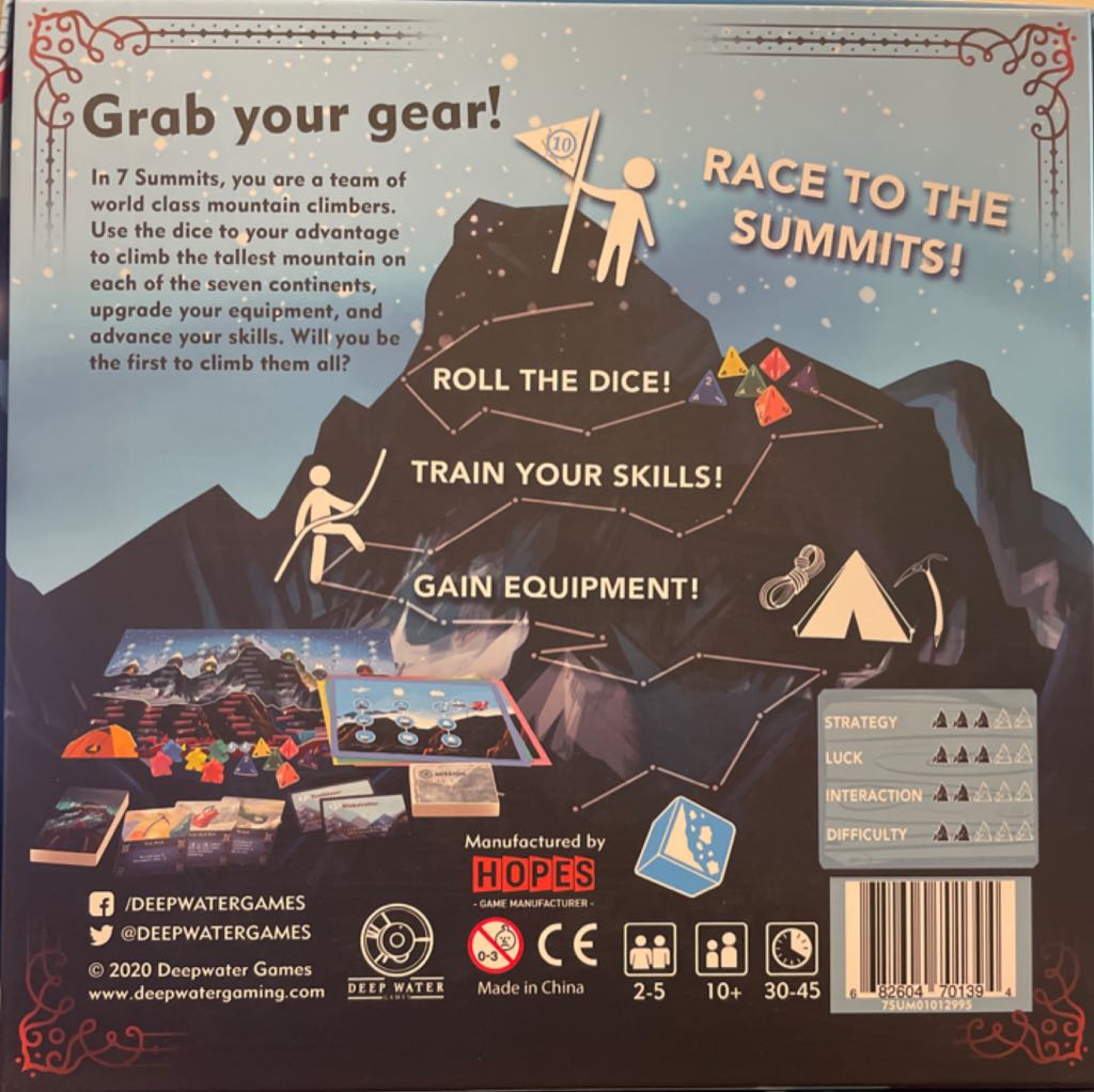 7 Summits  (2-5) board game collectible - Main Image 2