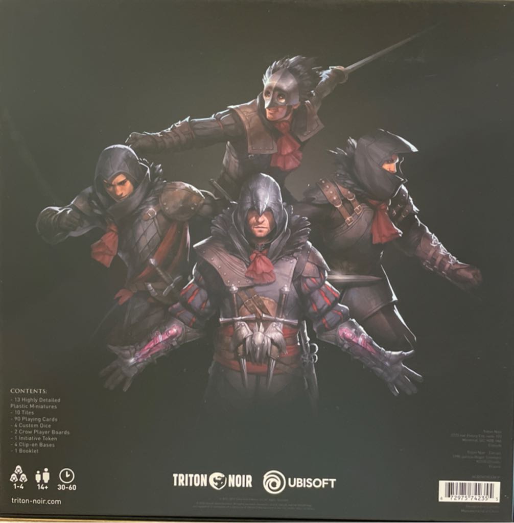 Assassins Creed: Brotherhood of Venice: Creed Vs Crows  (1-4) board game collectible [Barcode 672975742355] - Main Image 2
