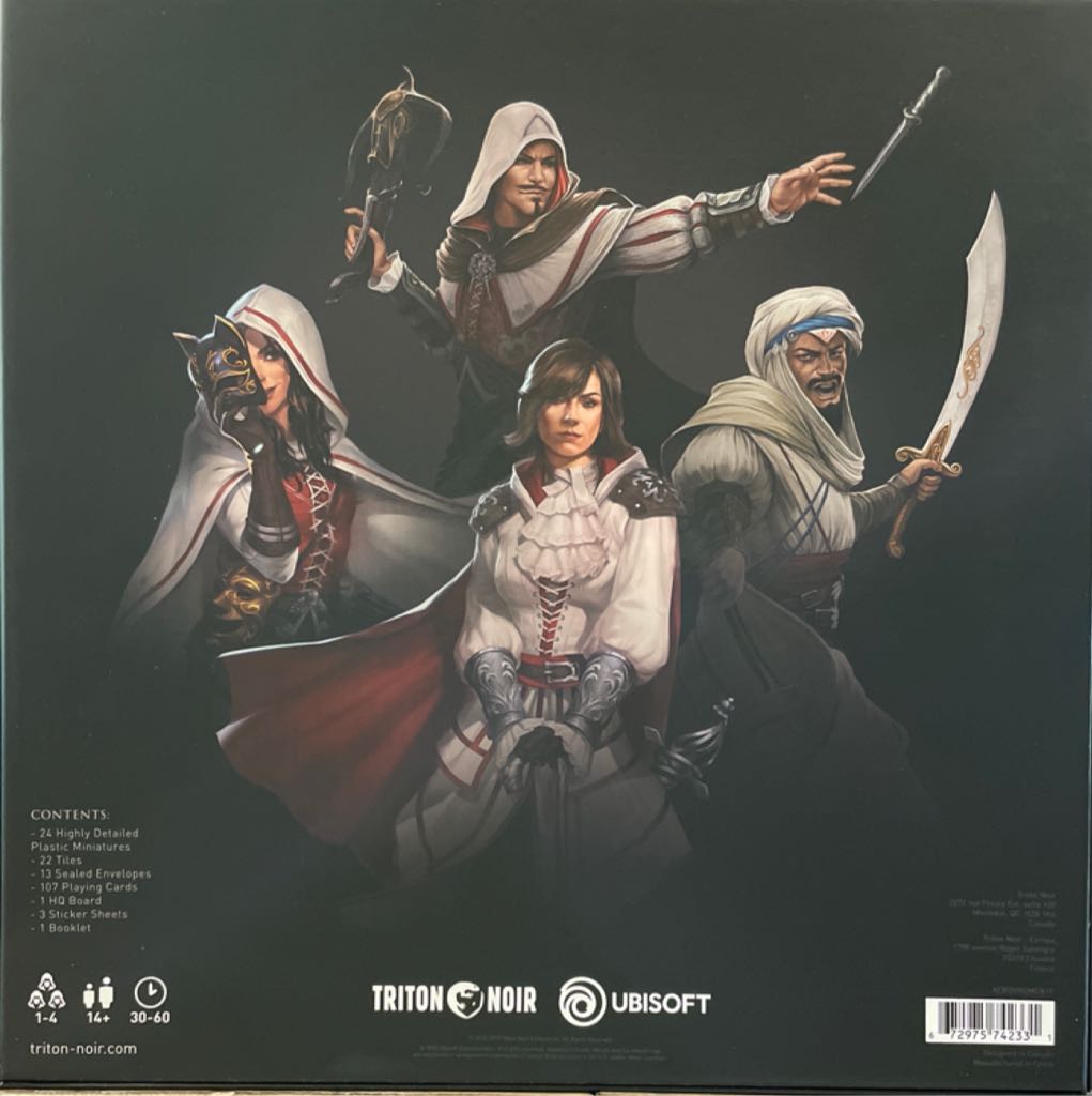 Assassins creed - Brotherhood Of Venice: Roma  (1-4) board game collectible [Barcode 672975742331] - Main Image 2