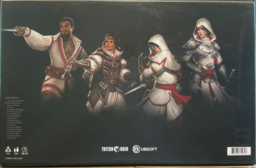 Assassins Creed - Brotherhood Of Venice  (1-4) board game collectible [Barcode 672975742317] - Main Image 2