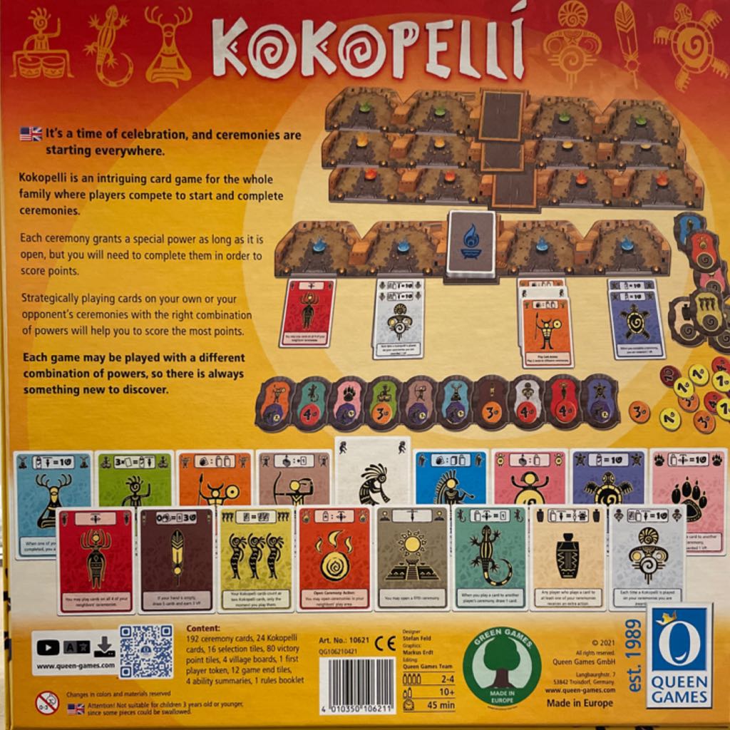 Kokopelli  (2-4) board game collectible [Barcode 4010350106211] - Main Image 2