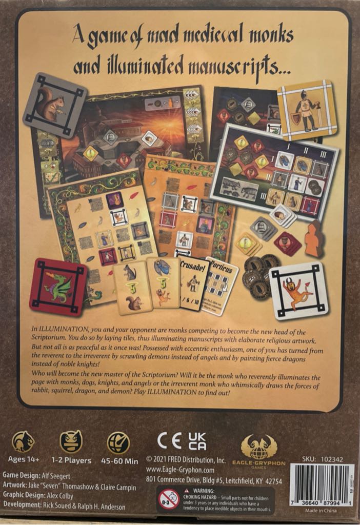 Illumination  (1-2) board game collectible [Barcode 736640879941] - Main Image 2