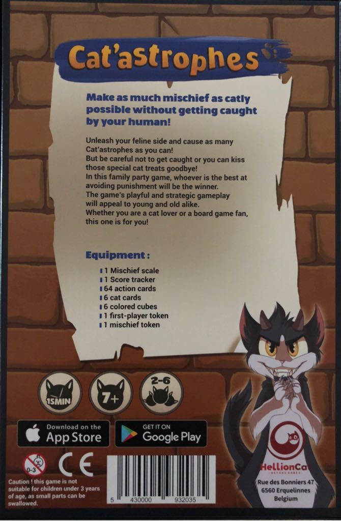 Cat’astrophes  (2-6) board game collectible [Barcode 5430000932035] - Main Image 2