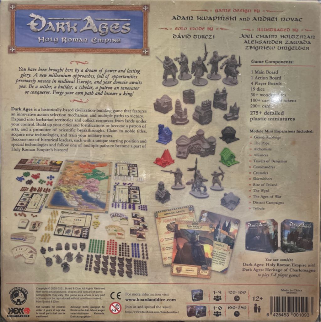 Dark Ages: Holy Roman Empire  (1-8) board game collectible [Barcode 6425453001093] - Main Image 2