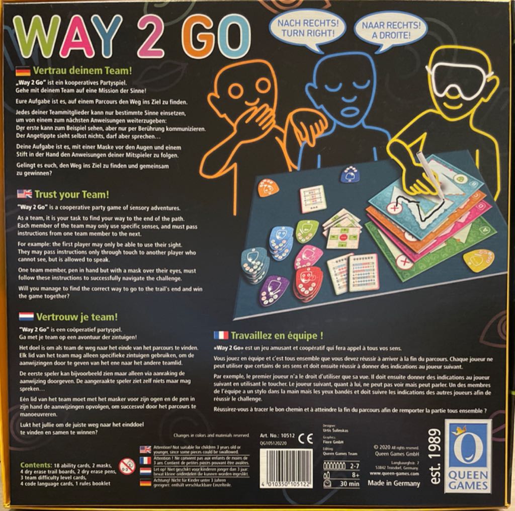 Way 2 Go  (2-7) board game collectible [Barcode 4010350105122] - Main Image 2